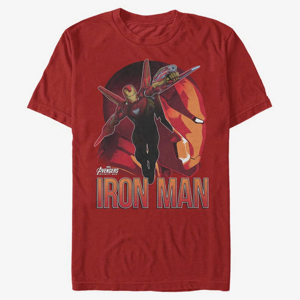 Queens Marvel Avengers: Infinity War - Invincible Sil Unisex T-Shirt Red