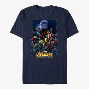 Queens Marvel Avengers: Infinity War - Overload Poster Unisex T-Shirt Navy Blue
