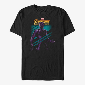 Queens Marvel Avengers: Infinity War - PANTHER Unisex T-Shirt Black