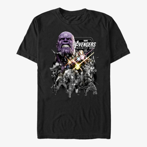 Queens Marvel Avengers: Infinity War - Pencil Avengers Unisex T-Shirt Black
