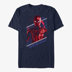 Queens Marvel Avengers: Infinity War - Spiderman Tech Unisex T-Shirt Navy Blue