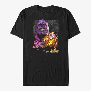 Queens Marvel Avengers: Infinity War - Stained Thanos Unisex T-Shirt Black