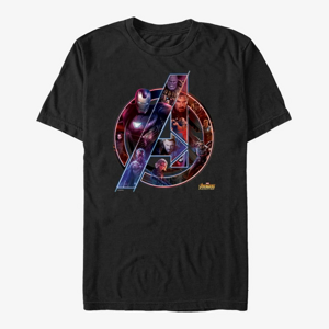 Queens Marvel Avengers: Infinity War - Team Neon Unisex T-Shirt Black