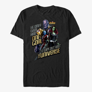 Queens Marvel Avengers: Infinity War - Wipe Half The Universe Unisex T-Shirt Black