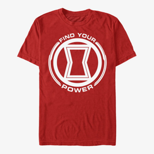 Queens Marvel Avengers - Power of Black Widow Unisex T-Shirt Red