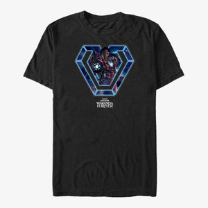Queens Marvel Black Panther: Wakanda Forever - Iron Heart Neon Unisex T-Shirt Black
