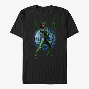 Queens Marvel Black Panther: Wakanda Forever - Nakia Shield Unisex T-Shirt Black