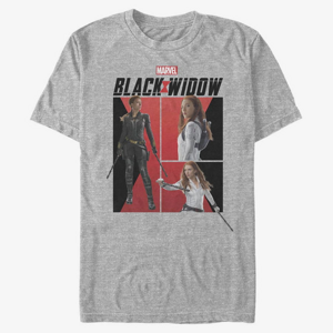 Queens Marvel Black Widow - Black Widow Comic Unisex T-Shirt Heather Grey