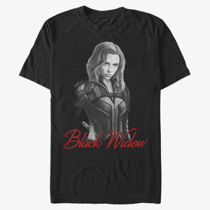 Queens Marvel Black Widow - Black Widow Mono Unisex T-Shirt Black