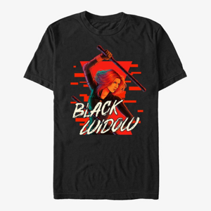 Queens Marvel Black Widow: Movie - Graphic Black Widow Unisex T-Shirt Black