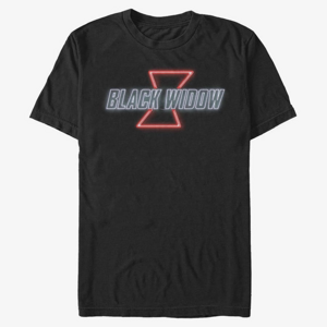 Queens Marvel - BLACK WIDOW NEON V2 Unisex T-Shirt Black