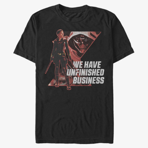 Queens Marvel Black Widow - Unfinished Business Unisex T-Shirt Black