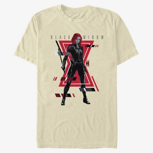 Queens Marvel Black Widow - Widow Glitch Unisex T-Shirt Natural