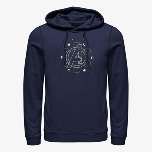 Queens Marvel Classic - Astrological Avengers Unisex Hoodie Navy Blue