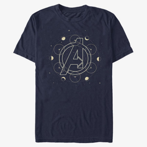 Queens Marvel Classic - Astrological Avengers Unisex T-Shirt Navy Blue