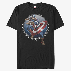 Queens Marvel Classic - Captain Toss Unisex T-Shirt Black