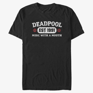 Queens Marvel Deadpool - Athletic Merc Men's T-Shirt Black