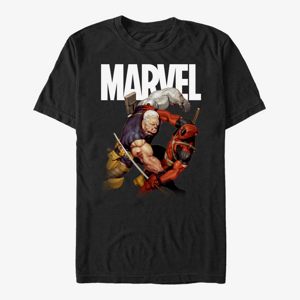 Queens Marvel Deadpool - Deadpool Fight Unisex T-Shirt Black