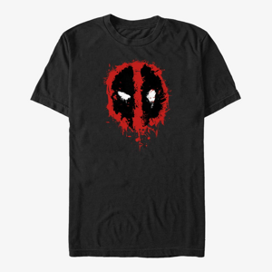 Queens Marvel Deadpool - Deadpool Splatter Icon Unisex T-Shirt Black