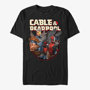 Queens Marvel Deadpool - Double Trouble Unisex T-Shirt Black