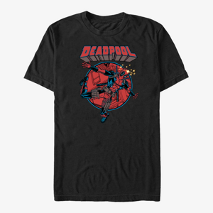 Queens Marvel Deadpool - Falling Dummy Unisex T-Shirt Black