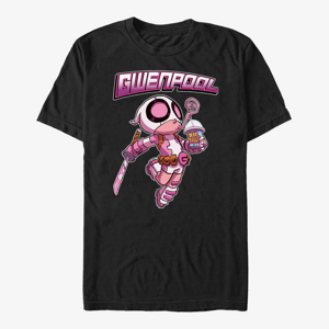 Queens Marvel Deadpool - Gwenpool Chibi Unisex T-Shirt Black