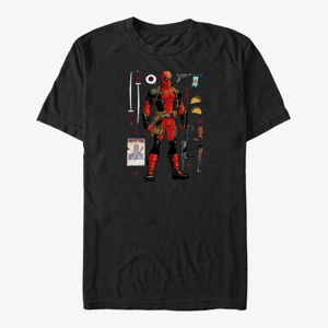 Queens Marvel Deadpool - Items Unisex T-Shirt Black