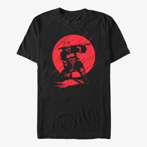 Queens Marvel Deadpool - Silhouette Deadpool Unisex T-Shirt Black