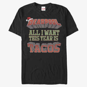 Queens Marvel Deadpool - Tacos This Year Unisex T-Shirt Black