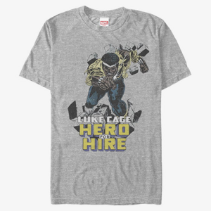 Queens Marvel Defenders - Hero For Hire Unisex T-Shirt Heather Grey
