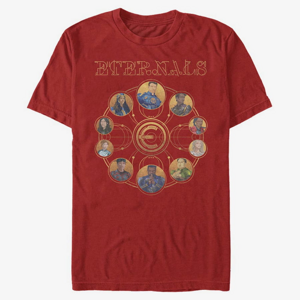 Queens Marvel: Eternals - ETERNALS CIRCULAR GOLD Unisex T-Shirt Red