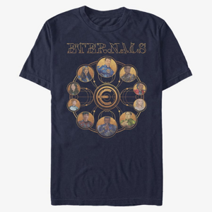Queens Marvel: Eternals - ETERNALS CIRCULAR GOLD Unisex T-Shirt Navy Blue