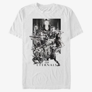 Queens Marvel: Eternals - Paint Splattered Unisex T-Shirt White