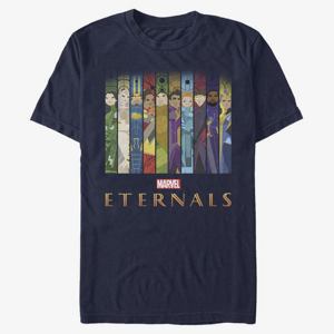 Queens Marvel: Eternals - VERTICAL BOXUPS Unisex T-Shirt Navy Blue