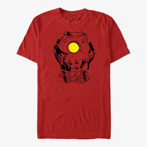 Queens Marvel GOTG 2 - Side View Star Unisex T-Shirt Red