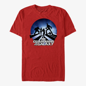 Queens Marvel GOTG Classic - Furry Bite Unisex T-Shirt Red