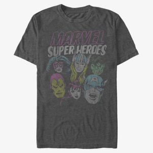 Queens Marvel - Grunge Heroes Unisex T-Shirt Dark Heather Grey