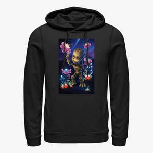 Queens Marvel Guardians Of The Galaxy Classic - GROOT PLANTS Unisex Hoodie Black