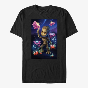 Queens Marvel Guardians Of The Galaxy Classic - GROOT PLANTS Unisex T-Shirt Black