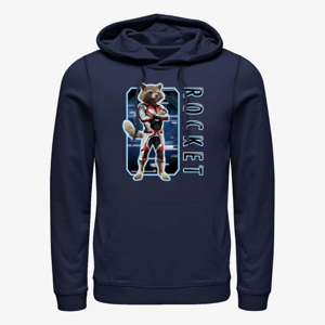 Queens Marvel Guardians Of The Galaxy - Rocket Armor Solo Box Unisex Hoodie Navy Blue