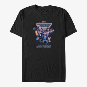 Queens Marvel Guardians of the Galaxy Vol. 3 - TWO CREW Unisex T-Shirt Black