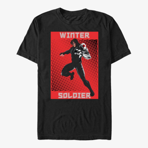 Queens Marvel - Halftone Soldier Unisex T-Shirt Black