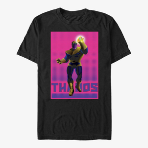 Queens Marvel - Halftone Thanos Unisex T-Shirt Black