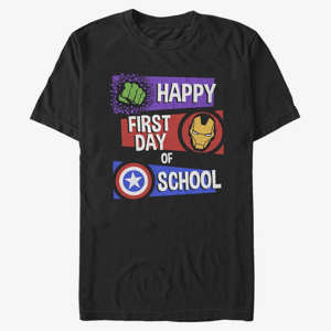Queens Marvel - HAPPY FIRST DAY OF SCHOOL Unisex T-Shirt Black