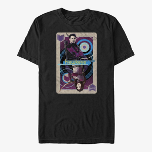 Queens Marvel Hawkeye - Casted Cards Unisex T-Shirt Black