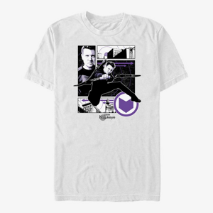 Queens Marvel Hawkeye - Hawkeye Graphic Panels Unisex T-Shirt White