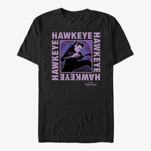 Queens Marvel Hawkeye - Hawkeye Text Box Unisex T-Shirt Black