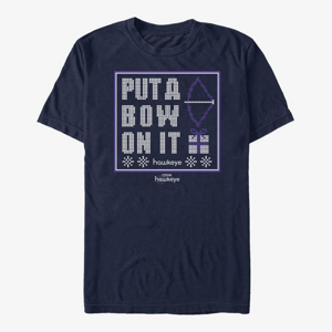 Queens Marvel Hawkeye - Put On A Bow Unisex T-Shirt Navy Blue
