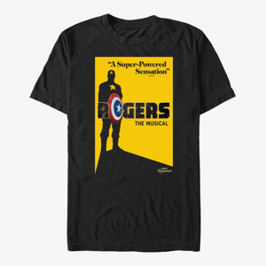 Queens Marvel Hawkeye - Rogers Musical Poster Unisex T-Shirt Black