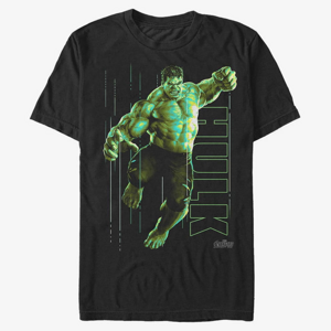 Queens Marvel - Hulk Glow Men's T-Shirt Black